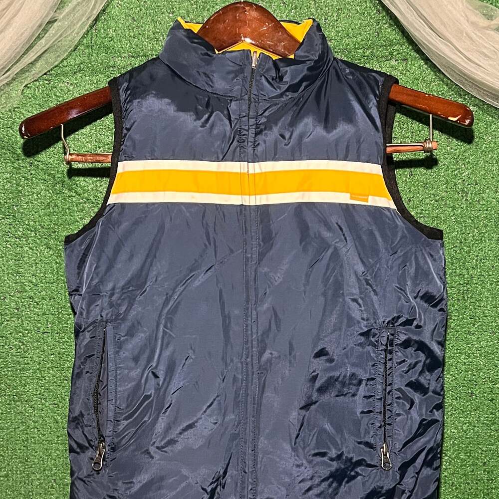 Old Navy Kid's Medium Blue Yellow Vest